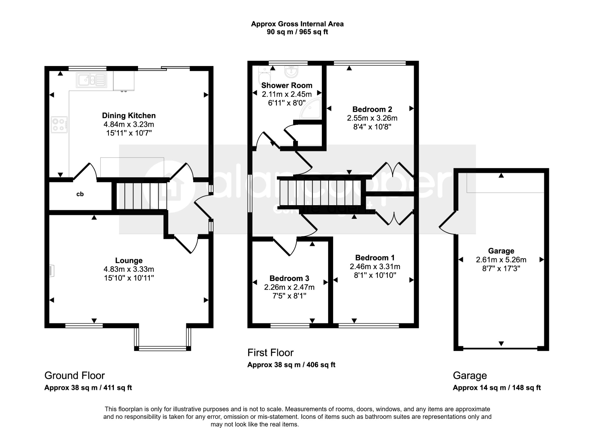 356, Croft Road, Nuneaton floorplan