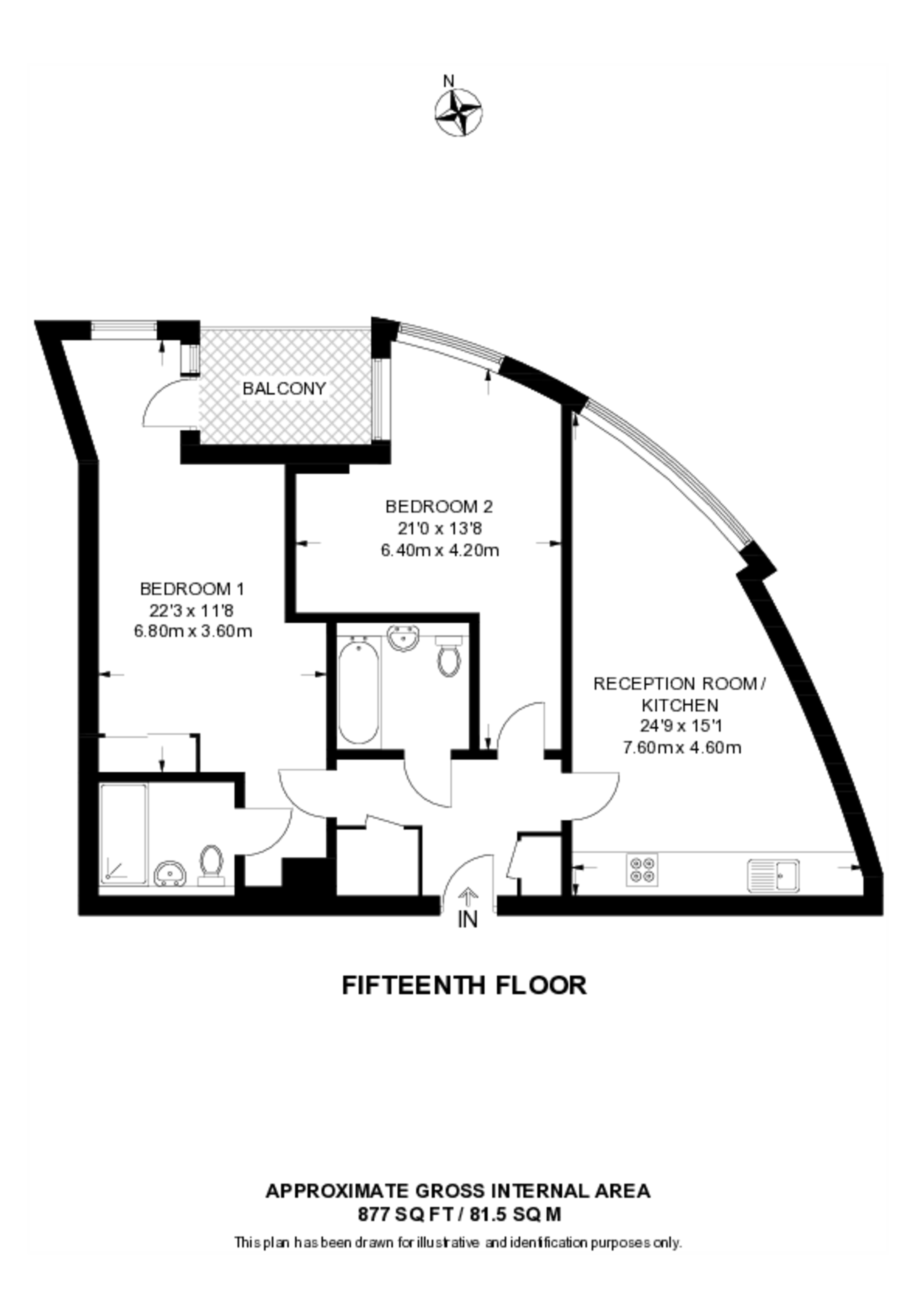 N4, Finsbury Park floorplan