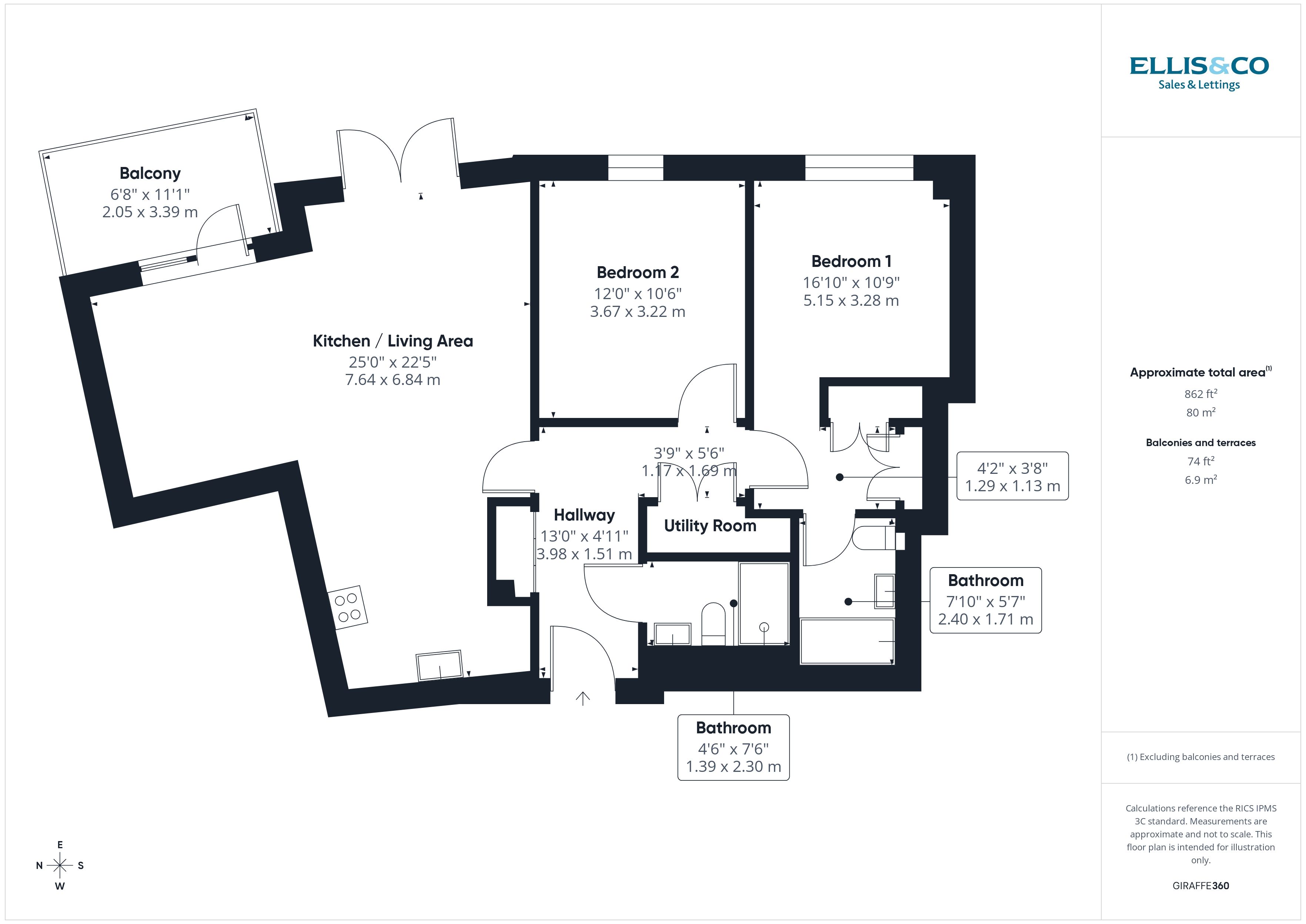 15, Royal Court, Stanmore floorplan