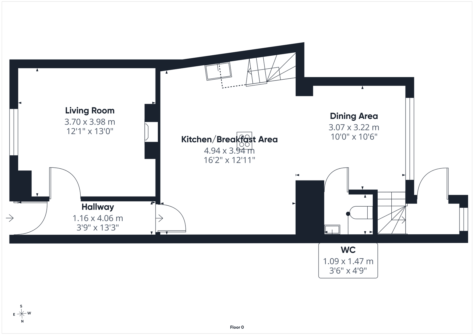 Kingswell, High Street, Newnham floorplan