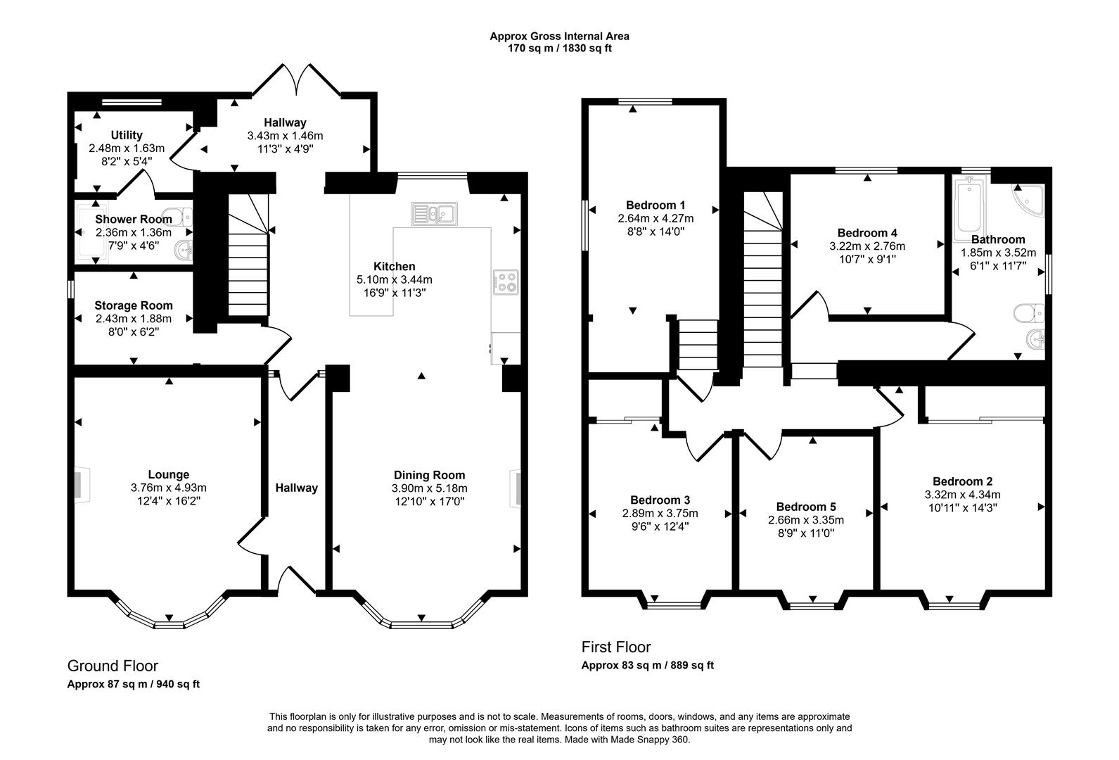 Woodfield House, Carmarthen Road, Kilgetty floorplan