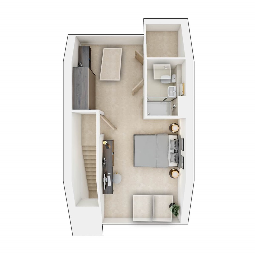 The Harrton - Plot 232, Half Penny Meadows, Pendle Road, Clitheroe floorplan