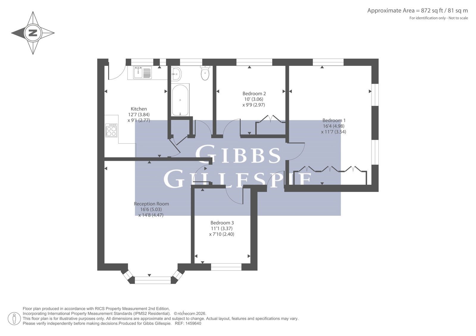 220B Sandringham Court,, Alexandra Avenue, Middlesex floorplan