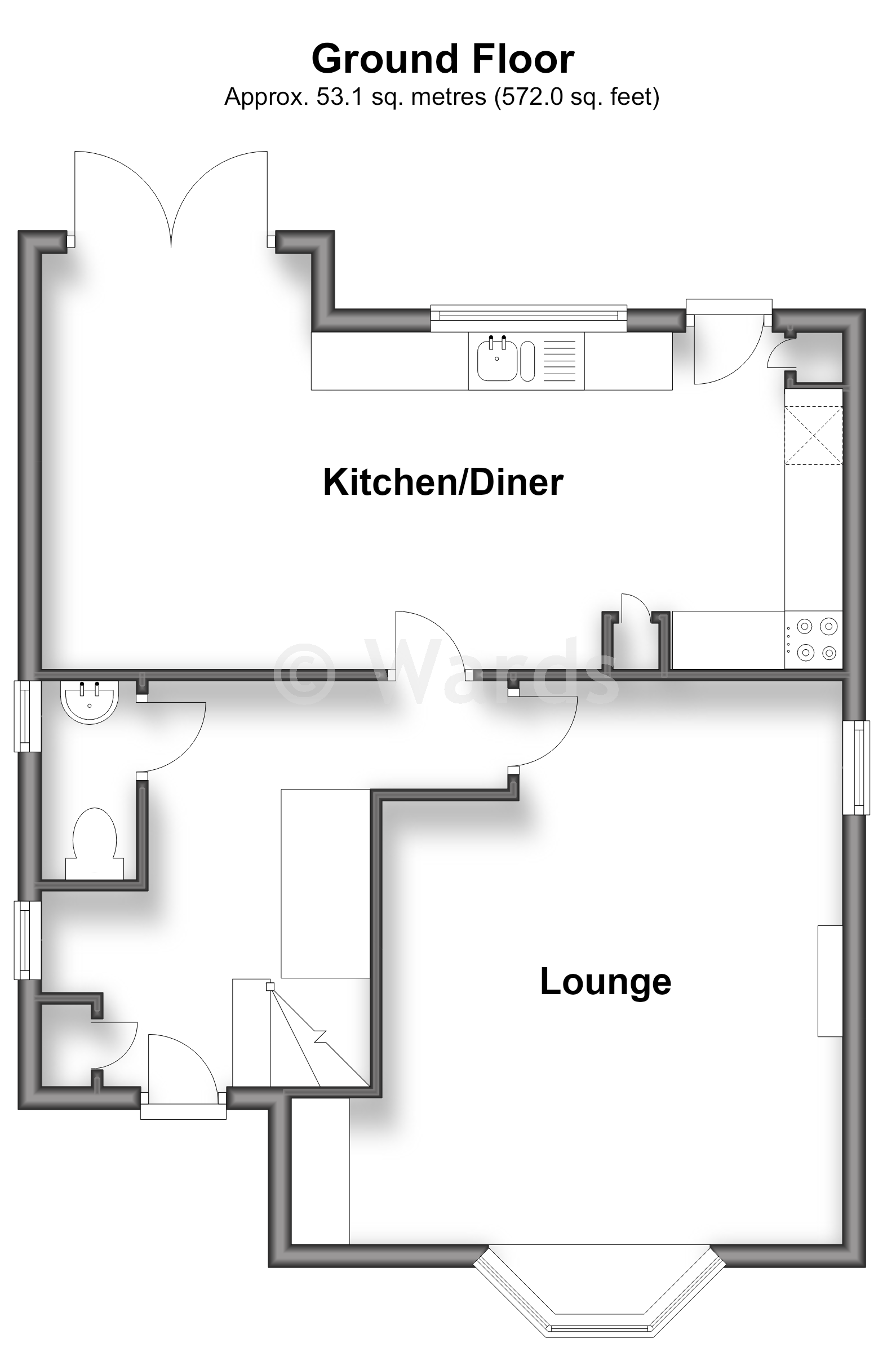 7, Fay Close, Rochester floorplan