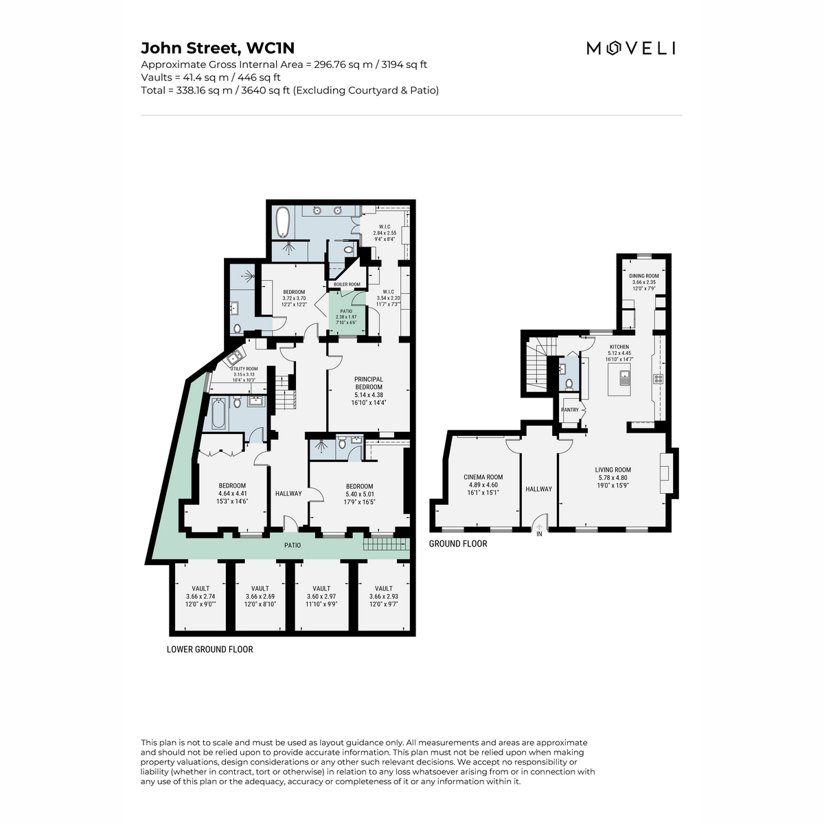 Flat Flat 1a, 28, John Street, London floorplan