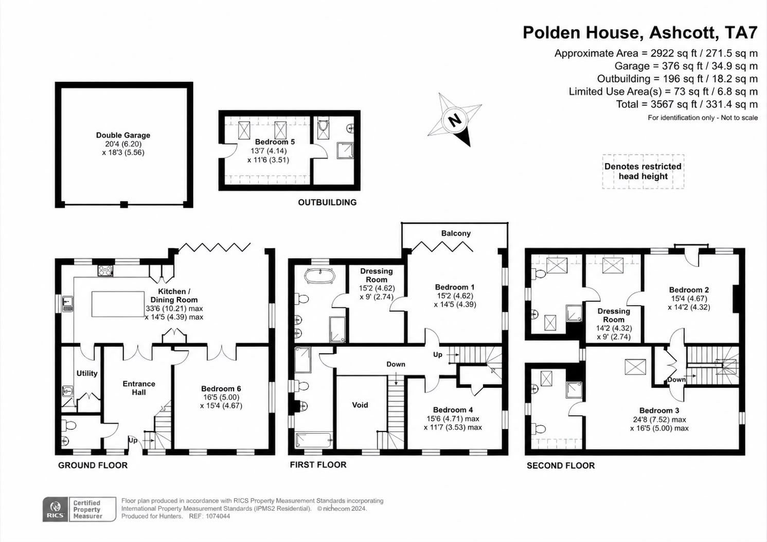 1 Polden View, Bridgwater floorplan