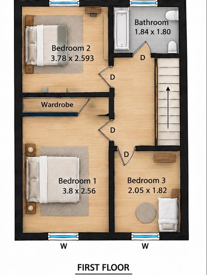 30, Addison Close, Manchester floorplan