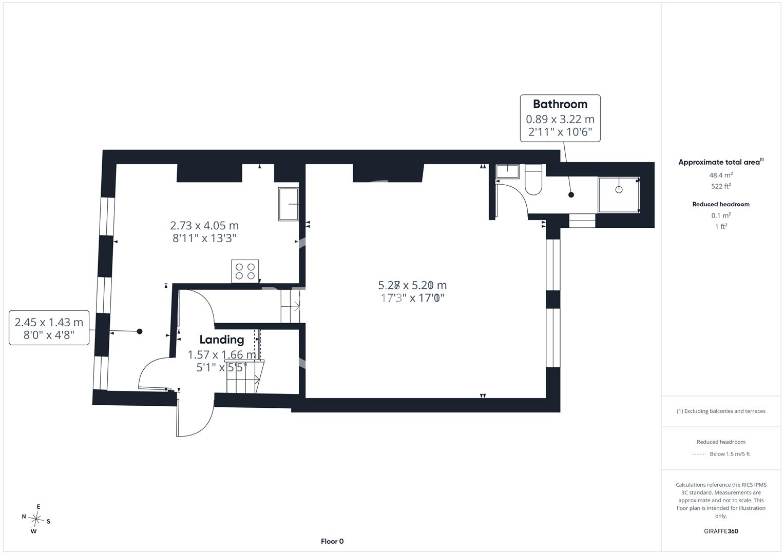 Flat 2, 304, Bethnal Green Road, London floorplan