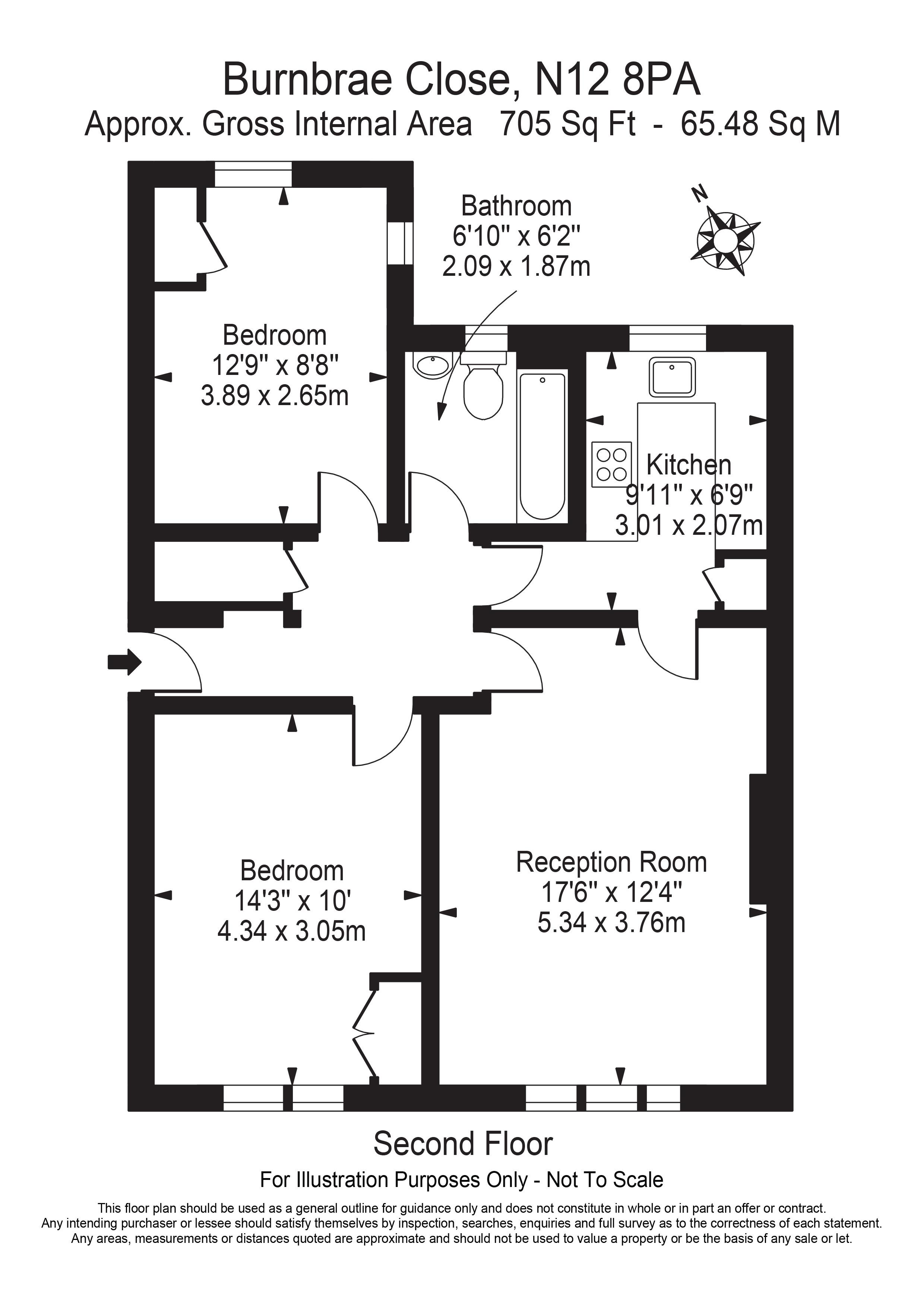 Flat 27, Burnbrae Close, London floorplan