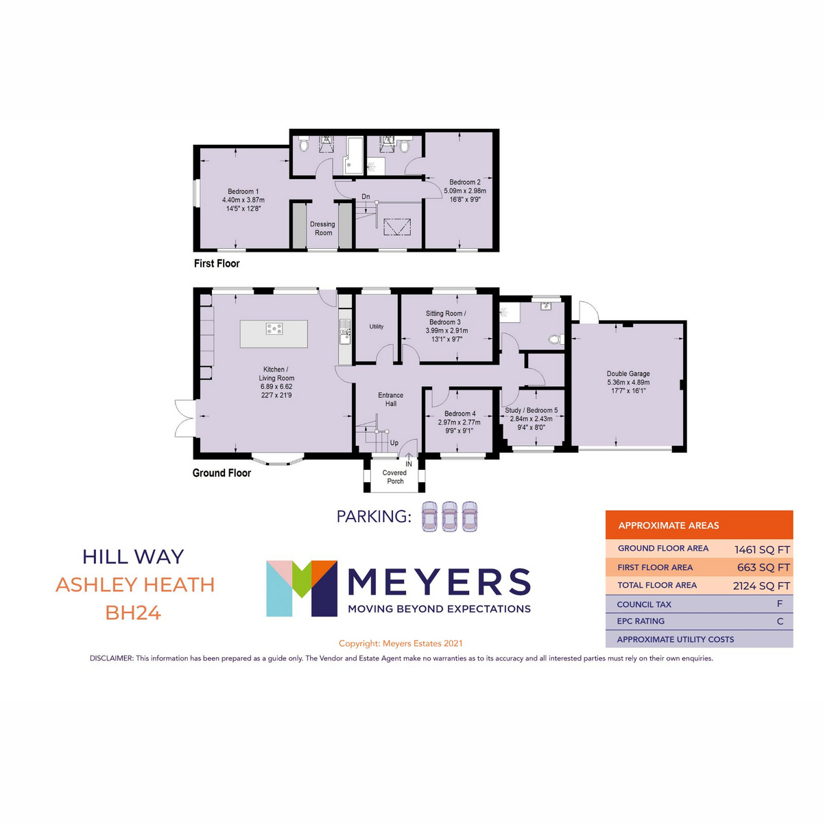 17, Hill Way, Ringwood floorplan
