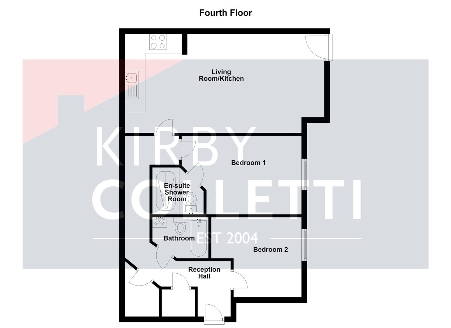 44 Clarence Lodge, Taverners Way, Hoddesdon floorplan