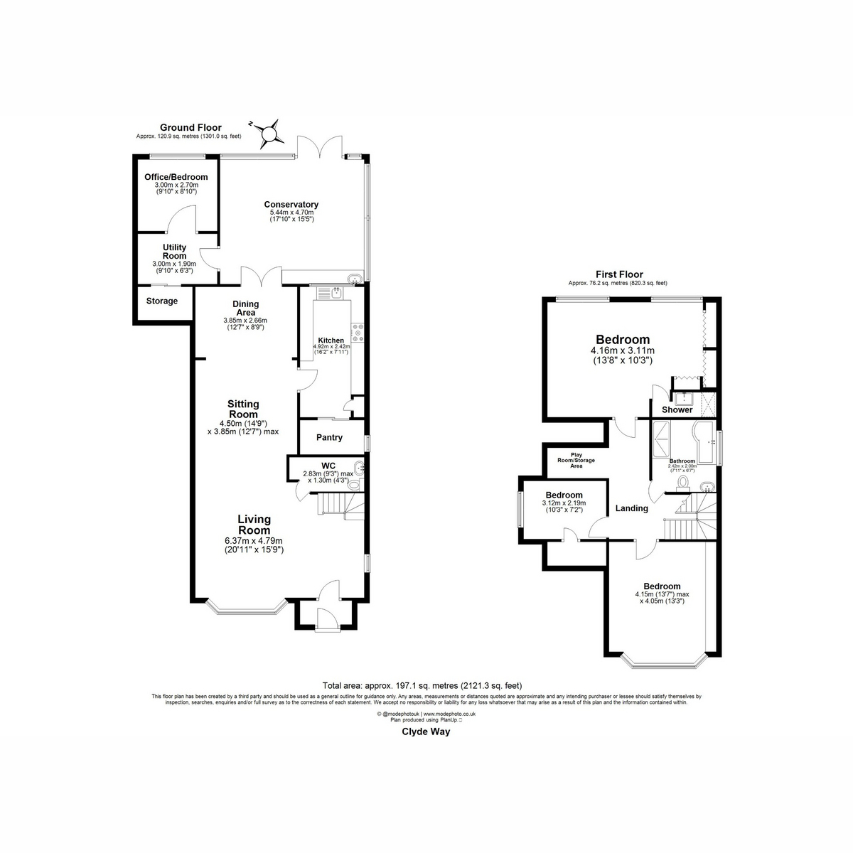 52, Clyde Way, Romford floorplan