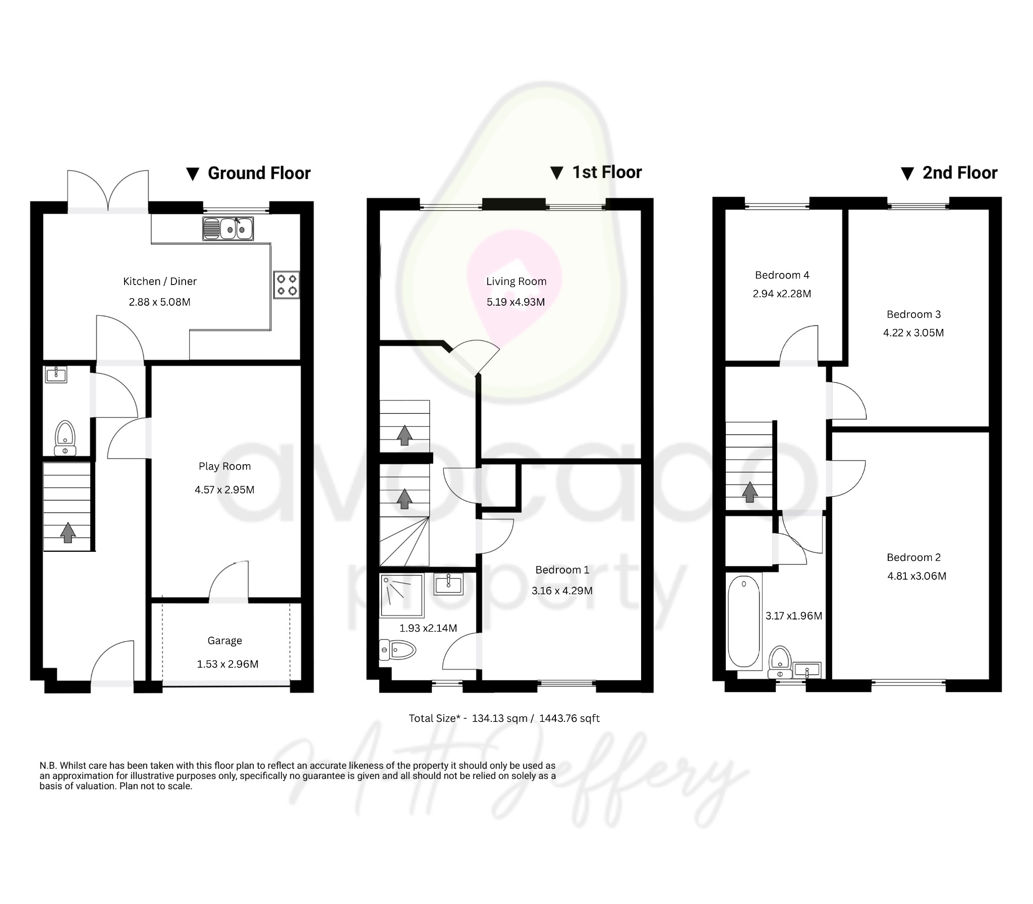 41 Crampton Road, Swindon, Wiltshire floorplan