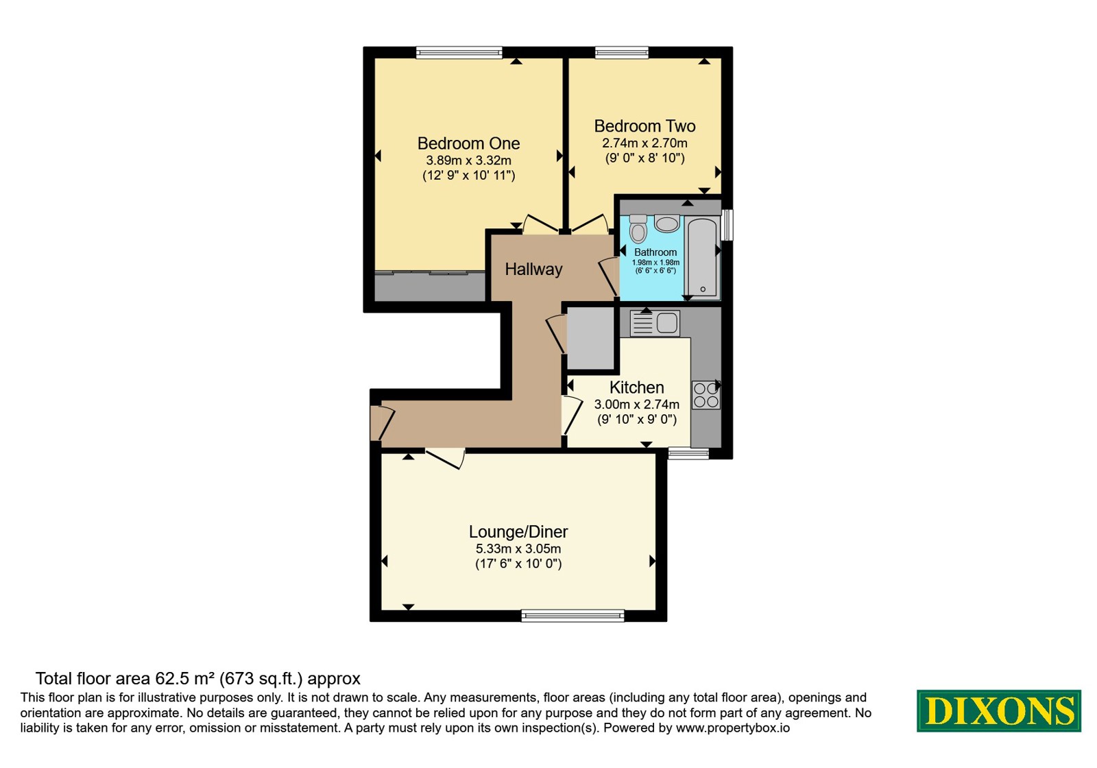 Apartment 25, Brandon Court, 190, West Heath Road, Birmingham floorplan