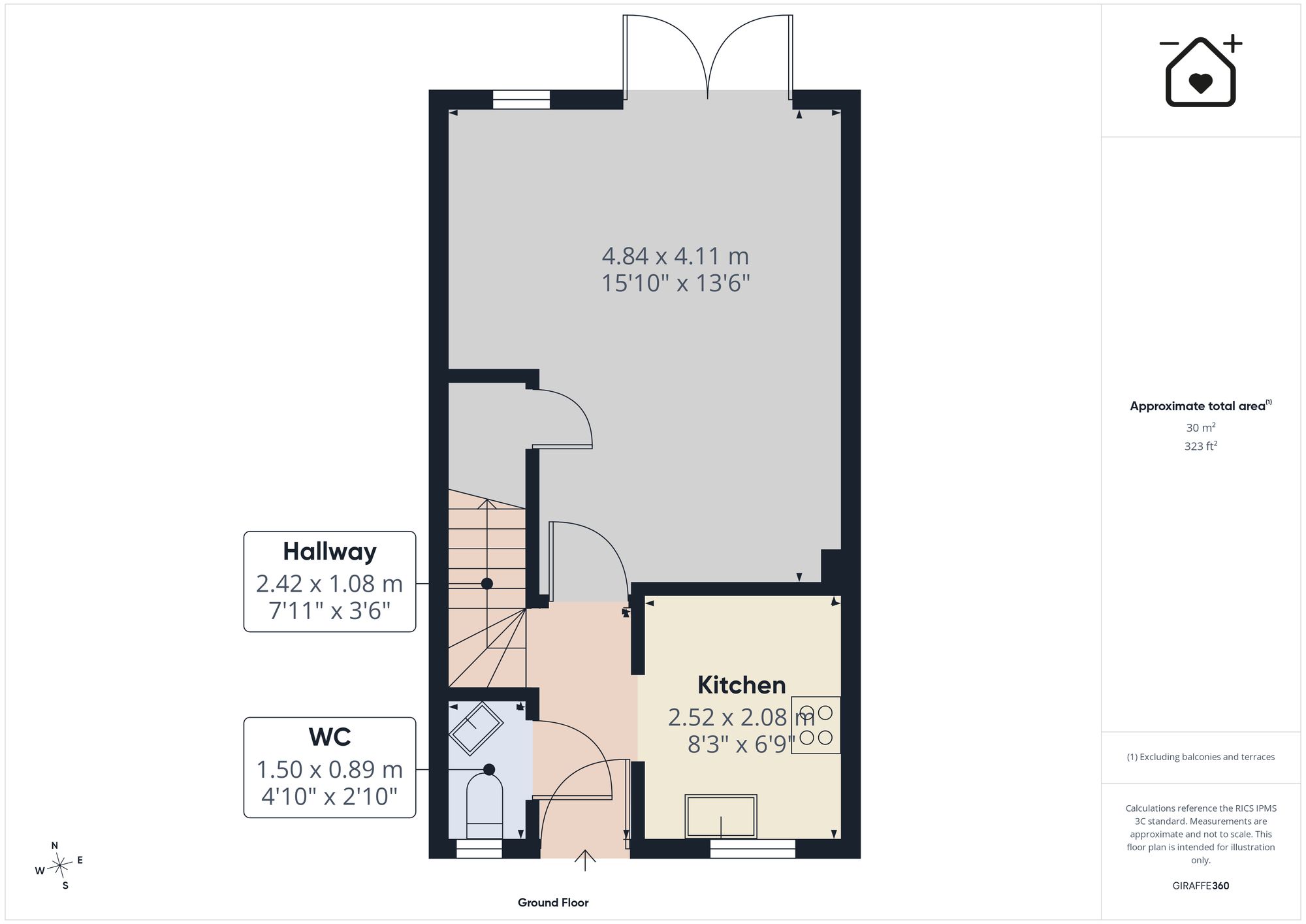15 Llwyn Y Gog, Barry floorplan