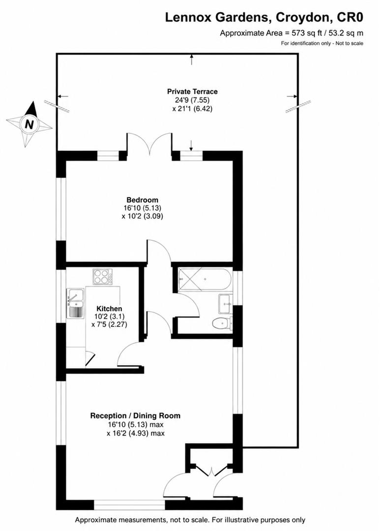 Lennox Gardens, Croydon floorplan