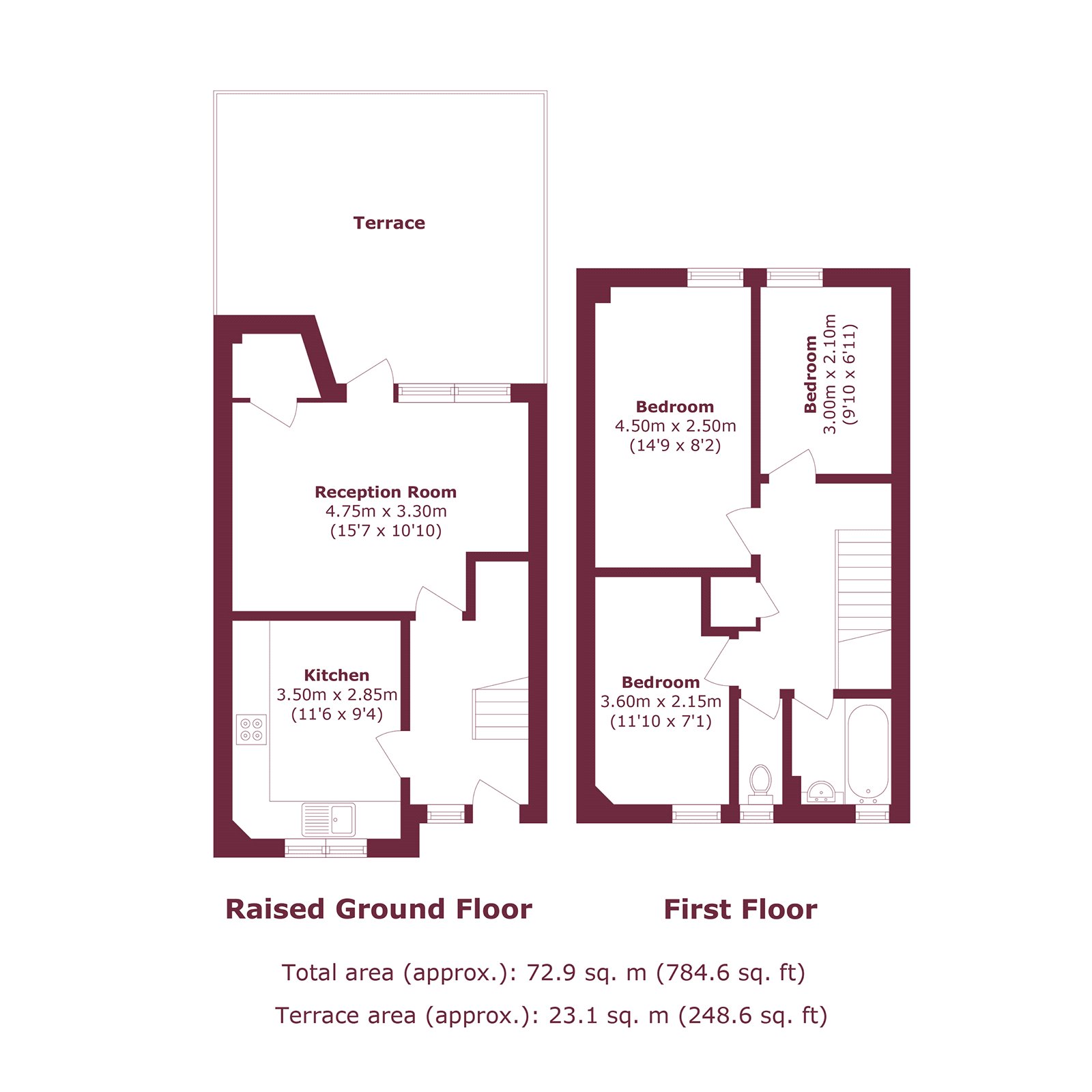 34, Kildare Walk, London floorplan