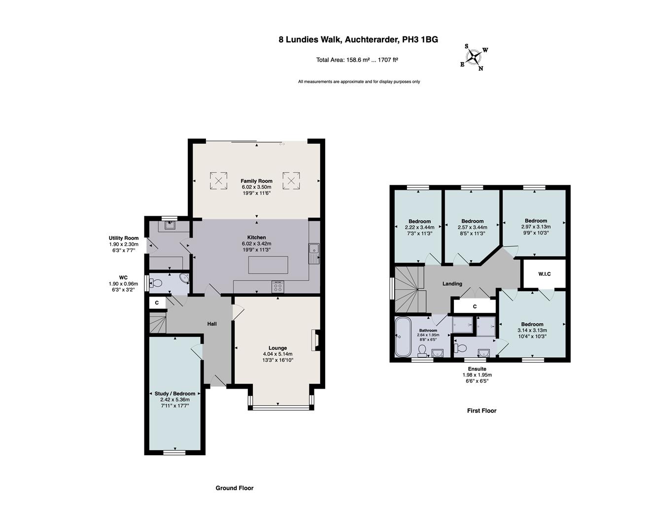 8, Lundies Walk, Auchterarder floorplan