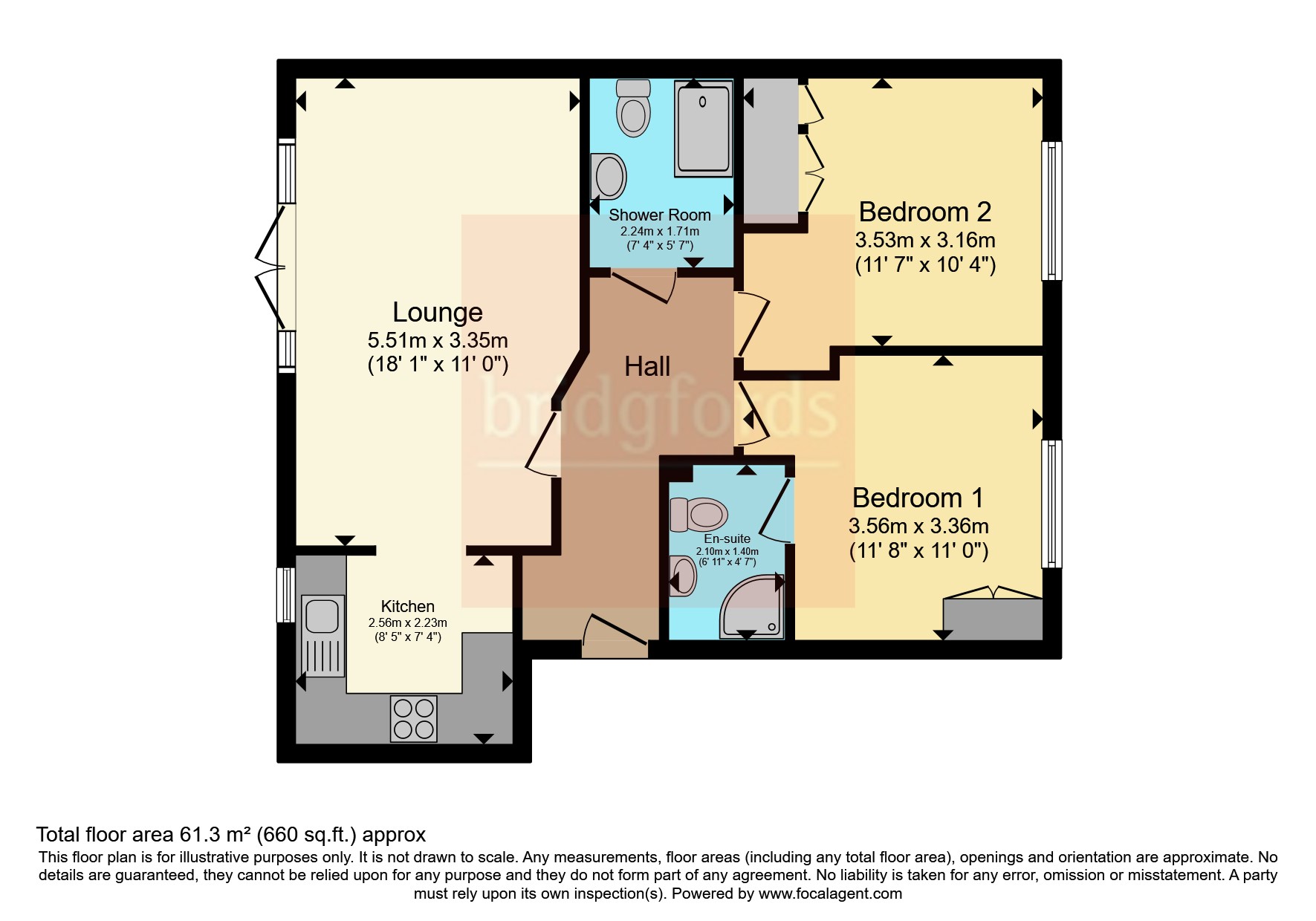 2 bed flat for sale in Claremount Road, Halifax, West Yorkshire HX3