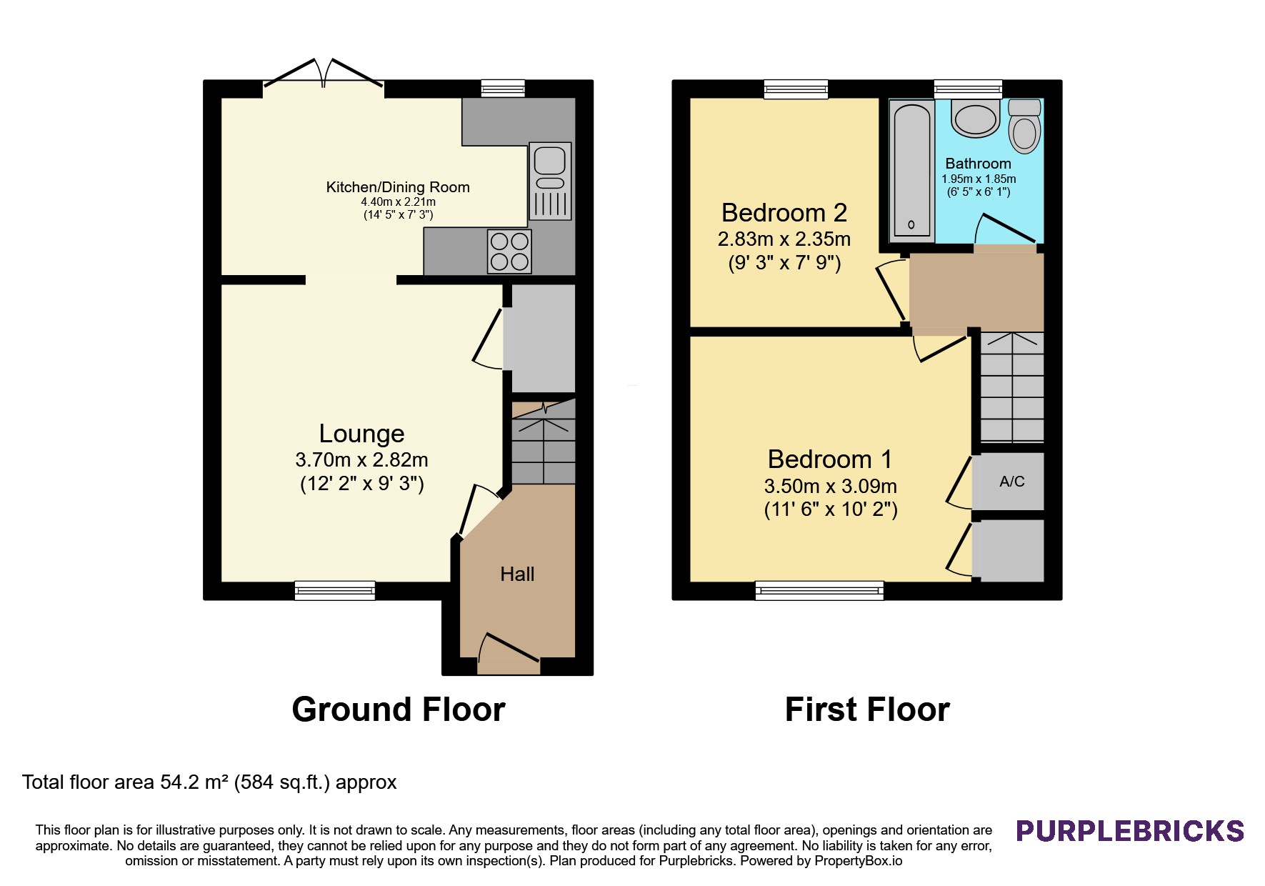 12, Primrose Court, Moreton-in-Marsh floorplan