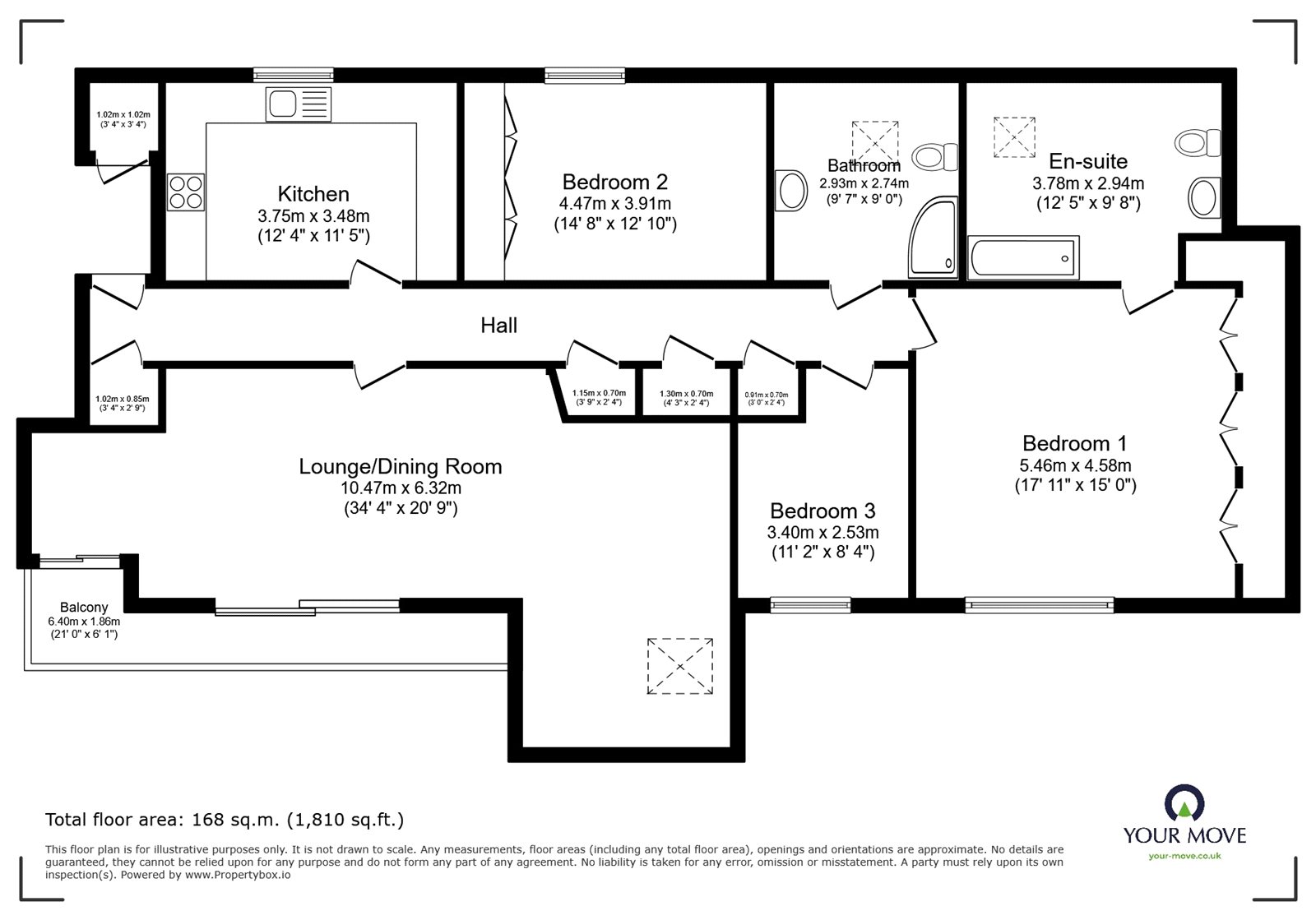 Flat 11, Cedars Court,, Ward Close, Leicester floorplan