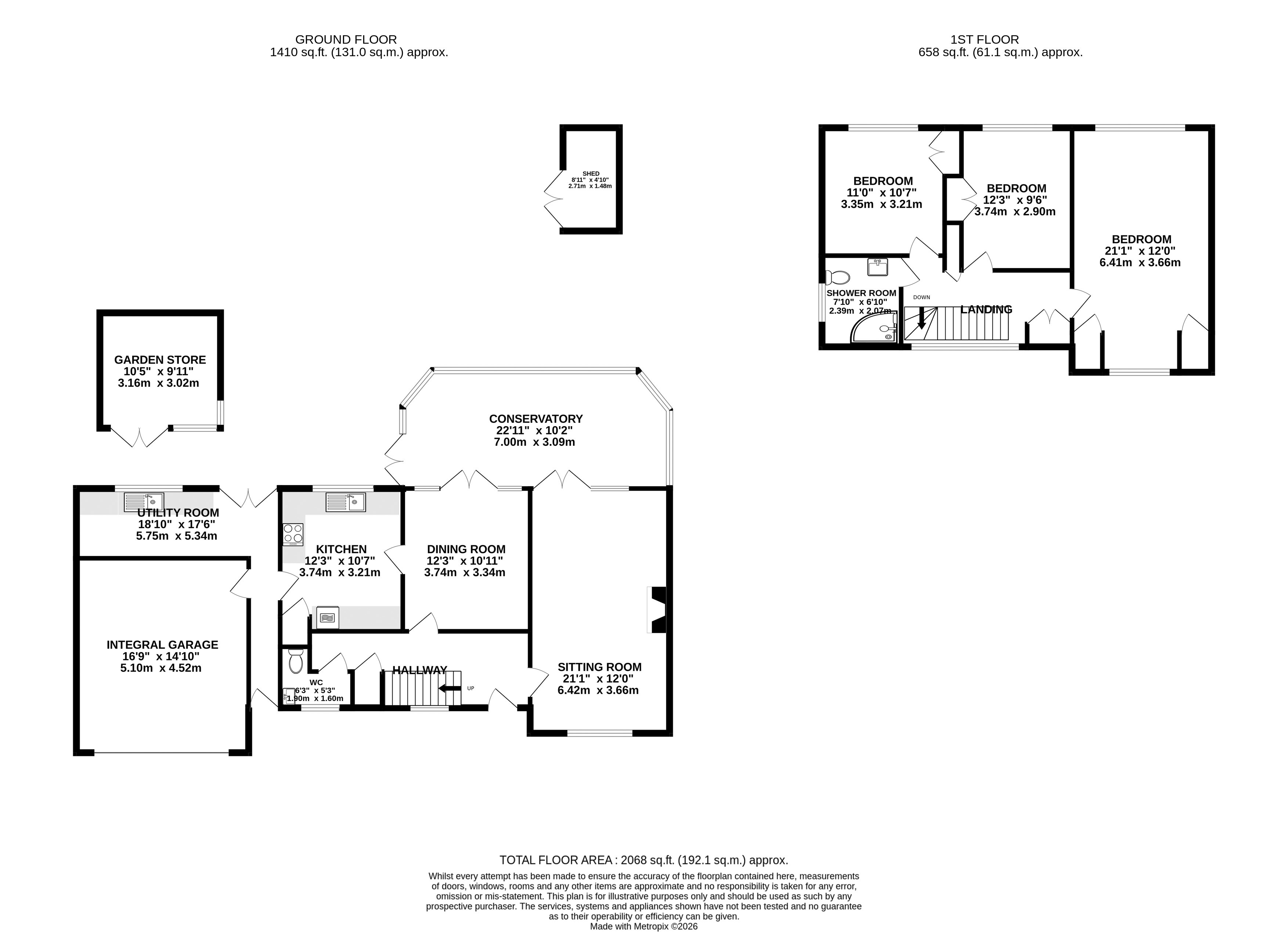 Overdale, Exeter floorplan