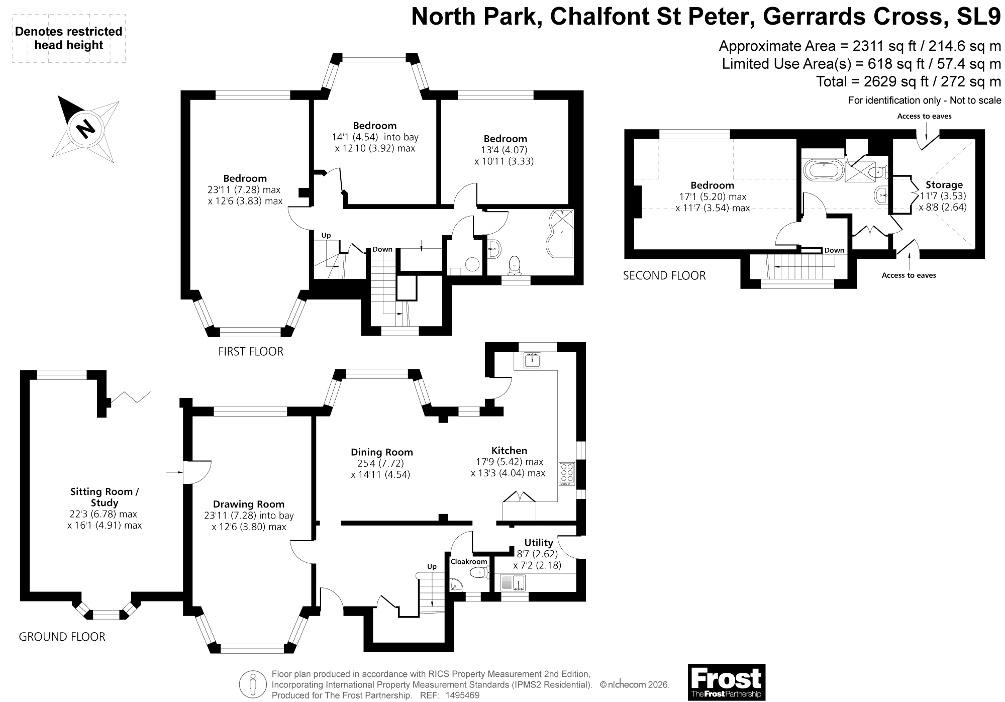 Holm Oak, 64, North Park, Gerrards Cross floorplan