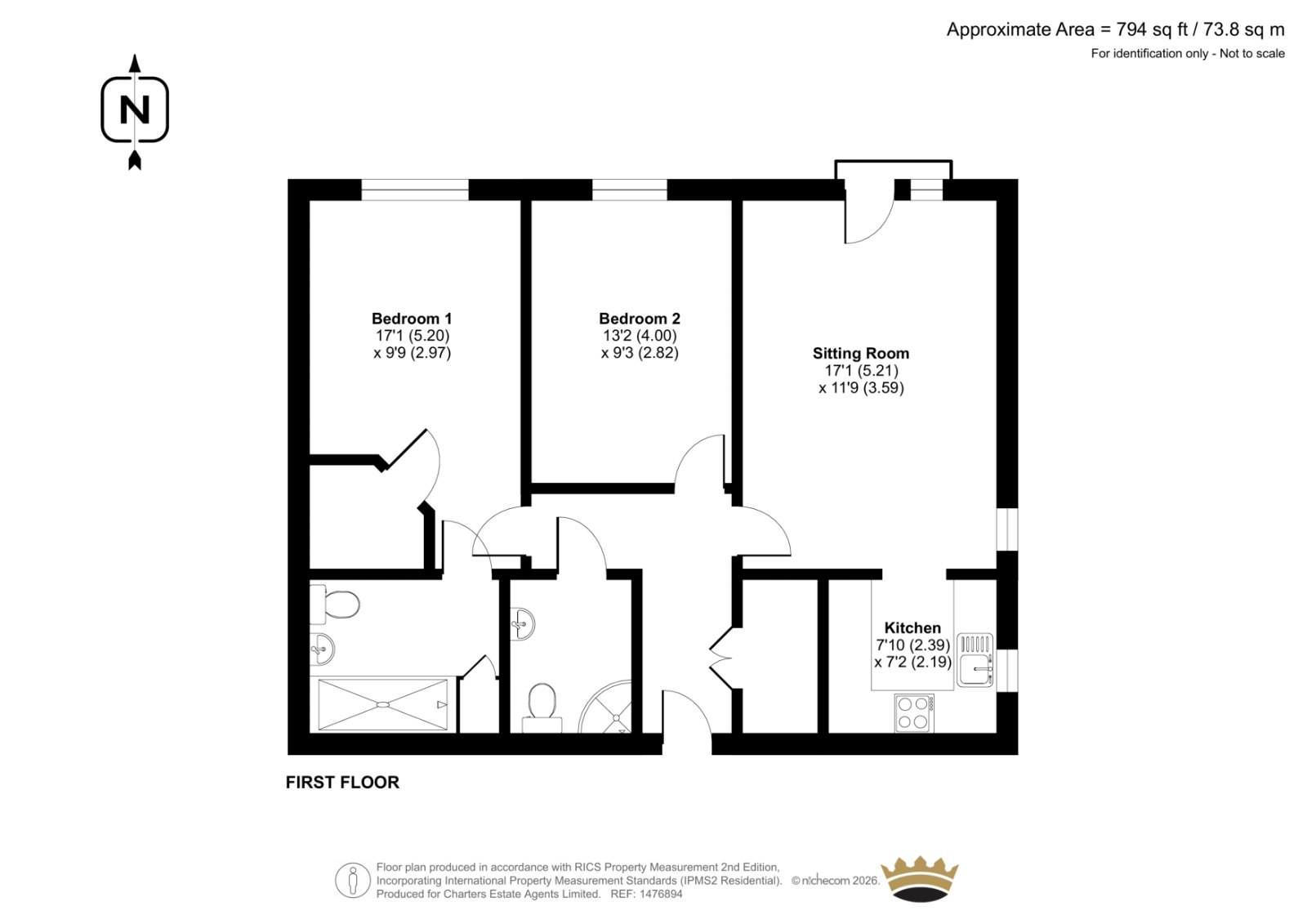14 Queen Elizabeth Place,, Orchard Lane, Hampshire floorplan