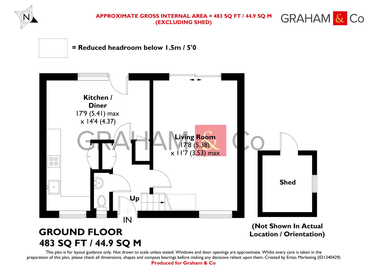 19, Collingwood Walk, Andover floorplan