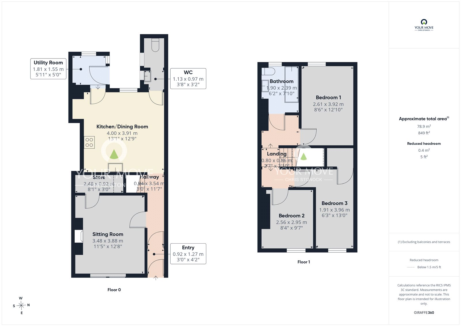 5, Ingoe Street, Tyne and Wear floorplan