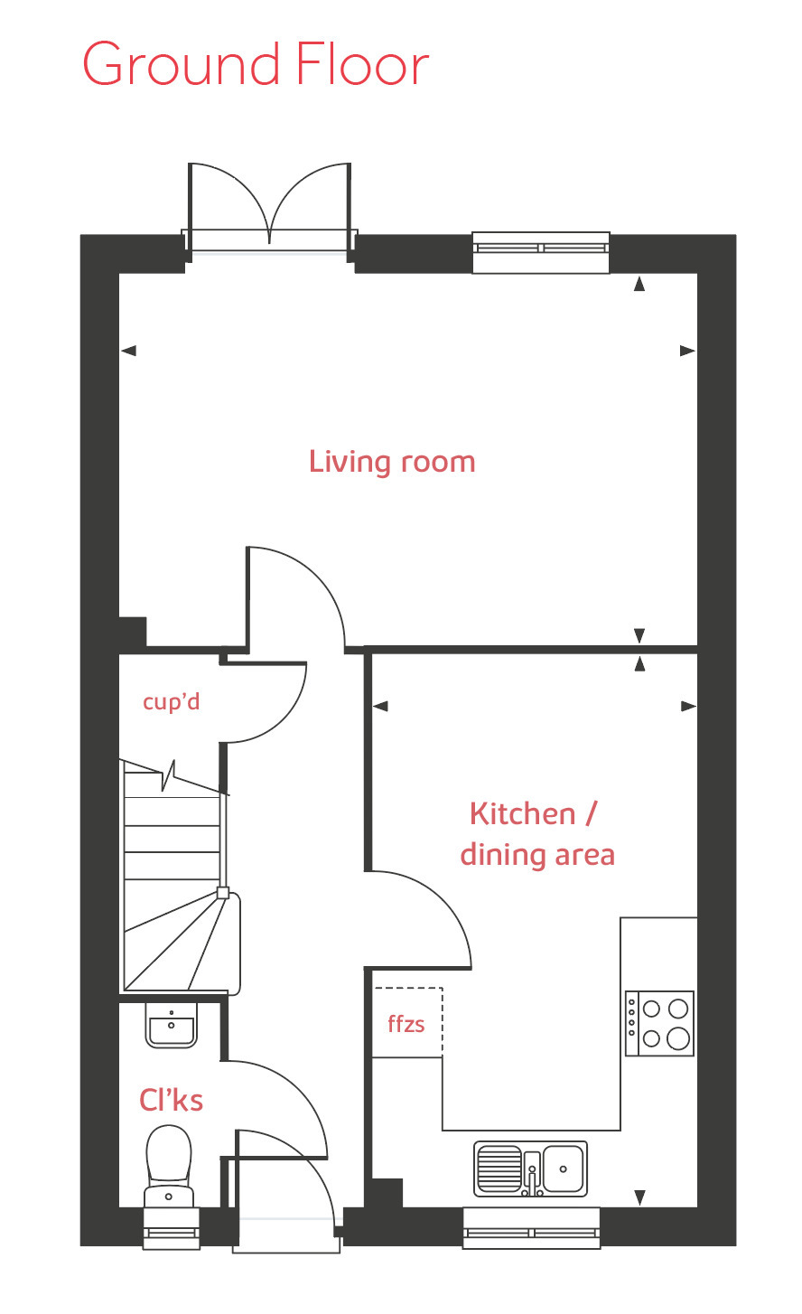 203, Meadow Lane, Shirebrook floorplan