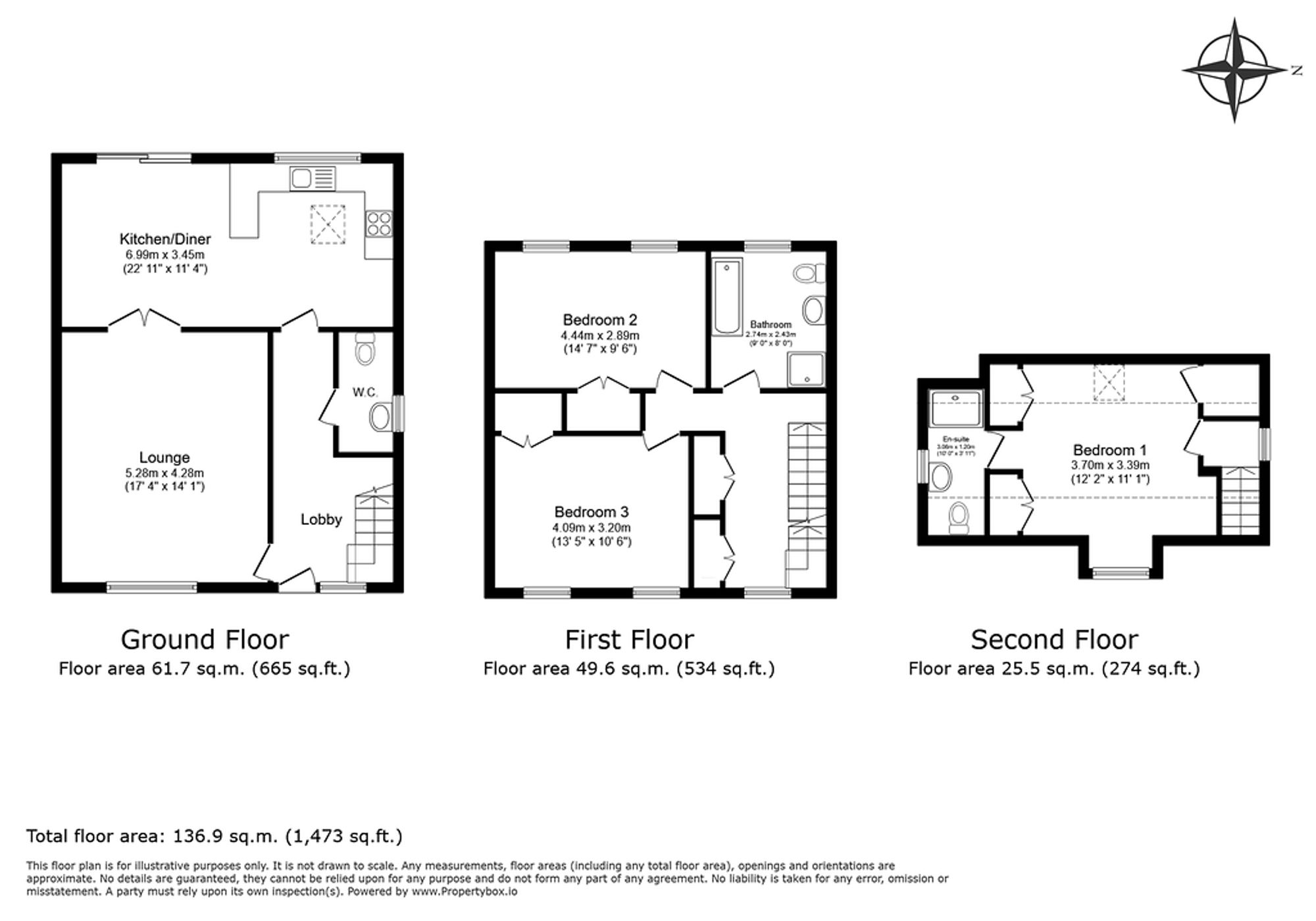 6 The Cedars, Bassingbourn floorplan