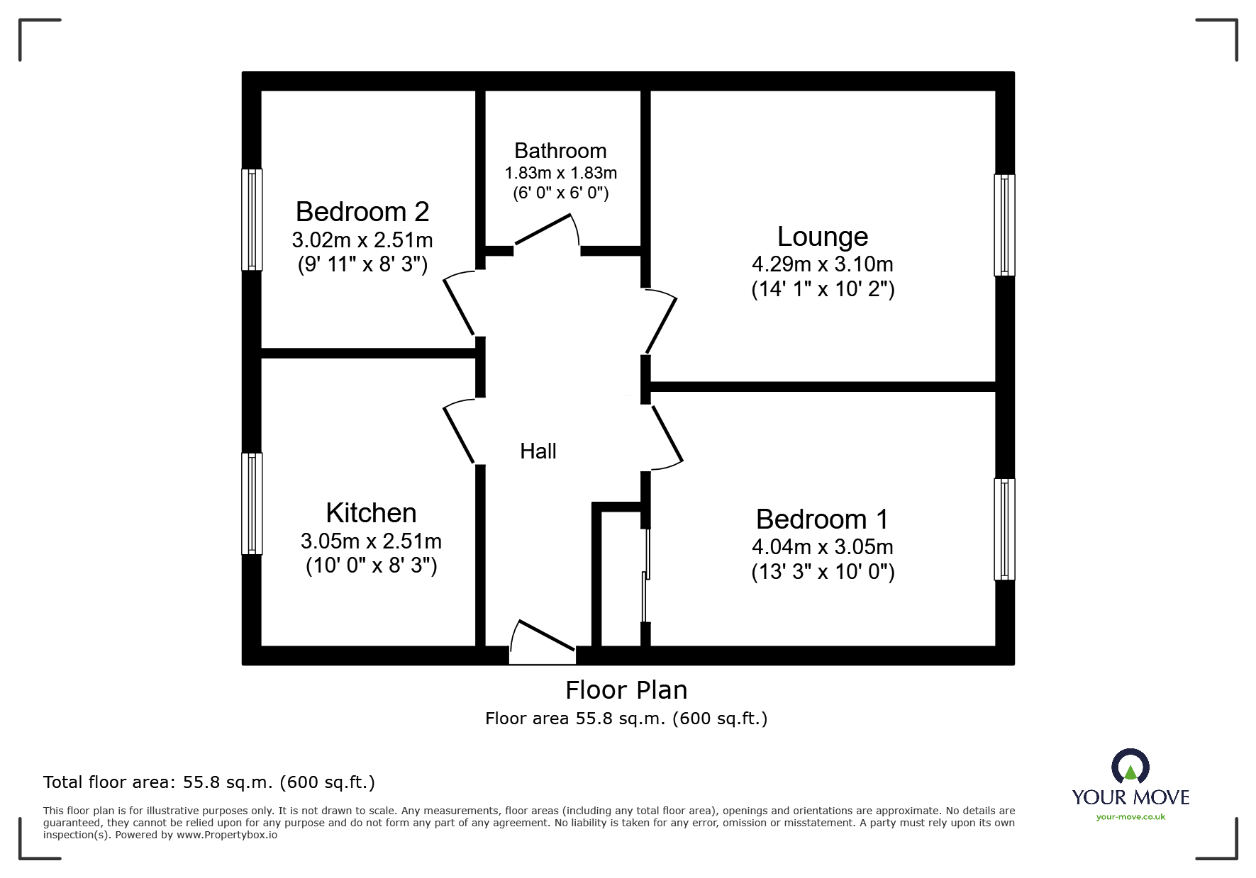 30, The Waterfront, Coventry floorplan