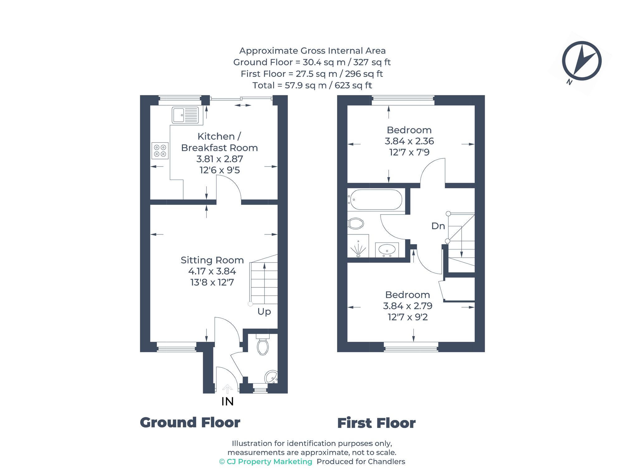 15 Kennett Way, Stevenage floorplan