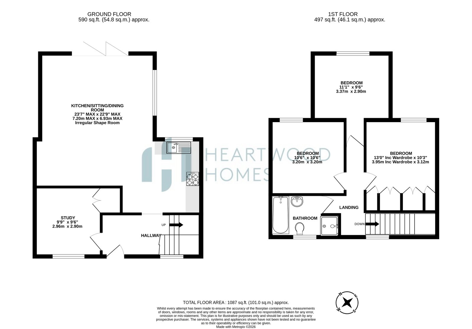 50, High Oaks, St. Albans floorplan