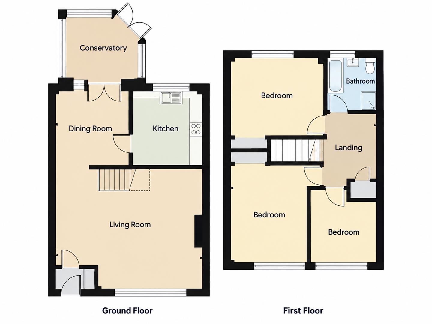 16, Fullers Close, Colchester floorplan