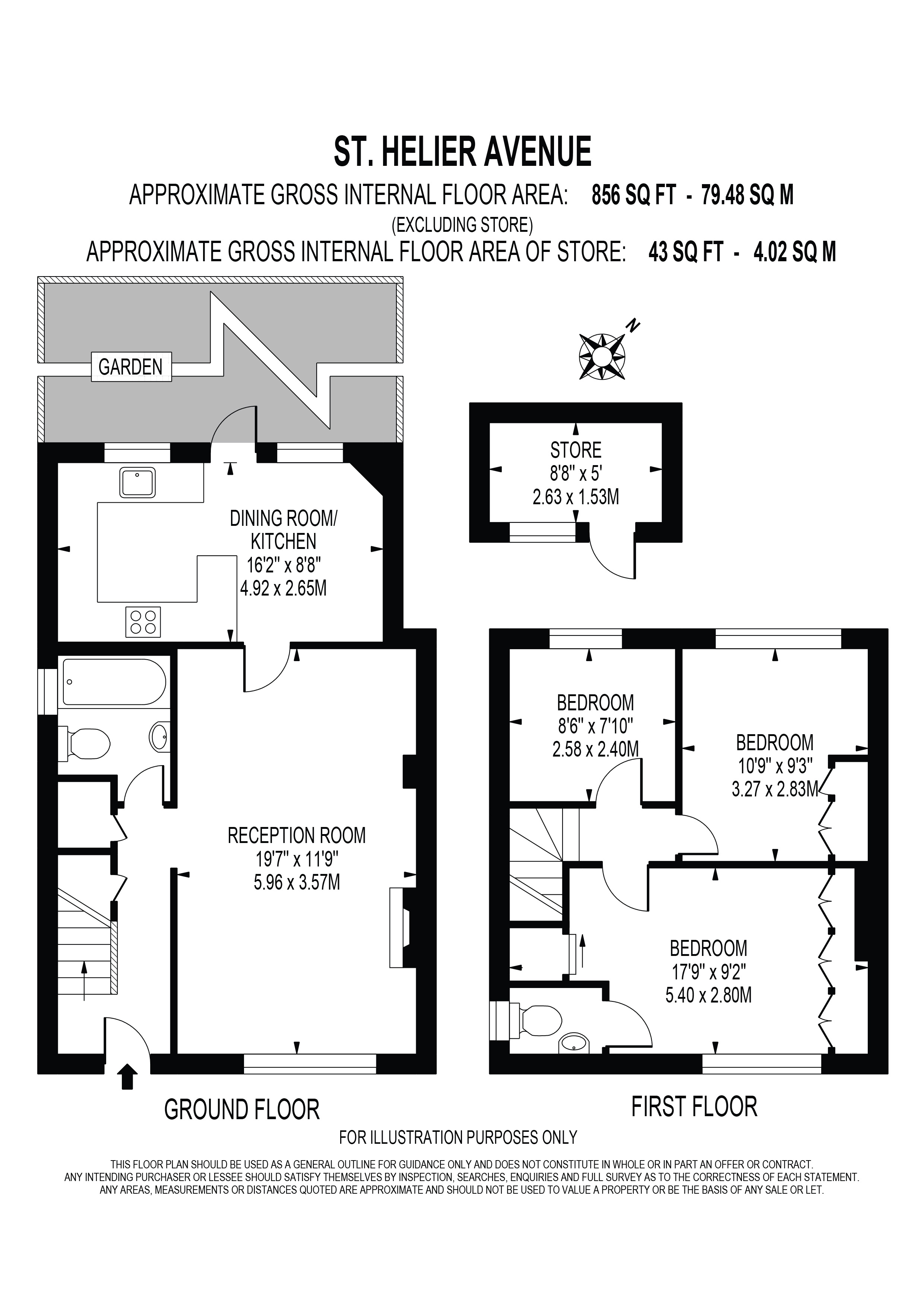 St. Helier Avenue, Morden floorplan