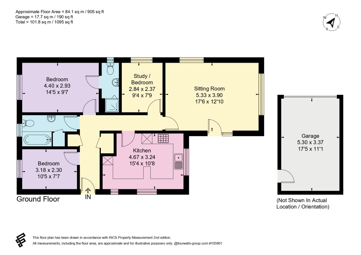 Tree Tops, Carrion Pond Drove, Salisbury floorplan