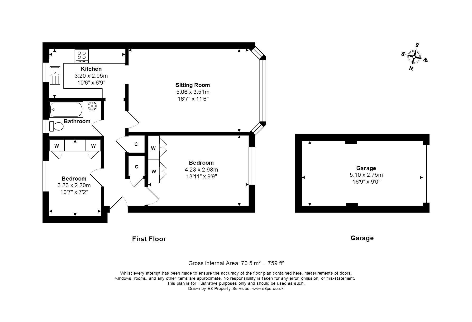 2 Bedrooms Flat to rent in Water Eaton Road, Oxford OX2