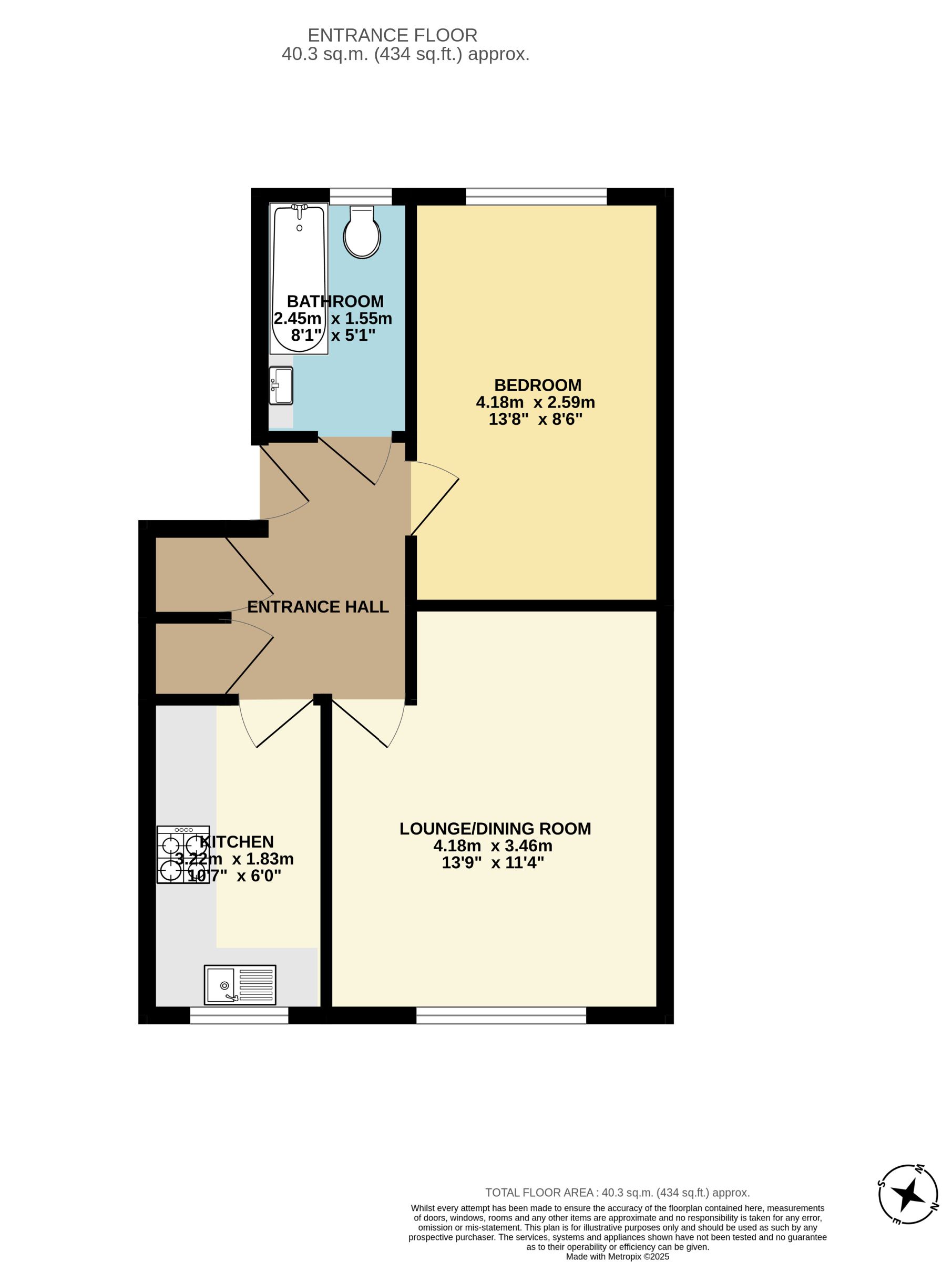 51 Pebble Court, Paignton floorplan