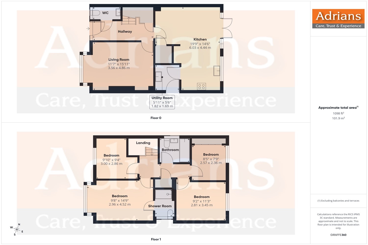 1, Agar Place, Hatfield Peverel, Chelmsford floorplan