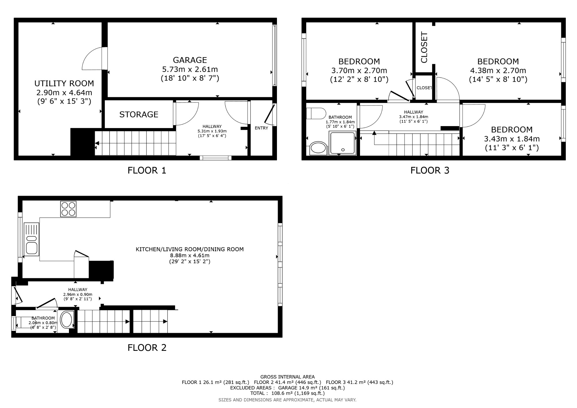 5 Mount Pleasant,, Mount Pleasant, Aylesford floorplan