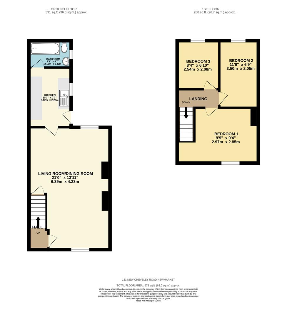 New Cheveley Road, Newmarket floorplan
