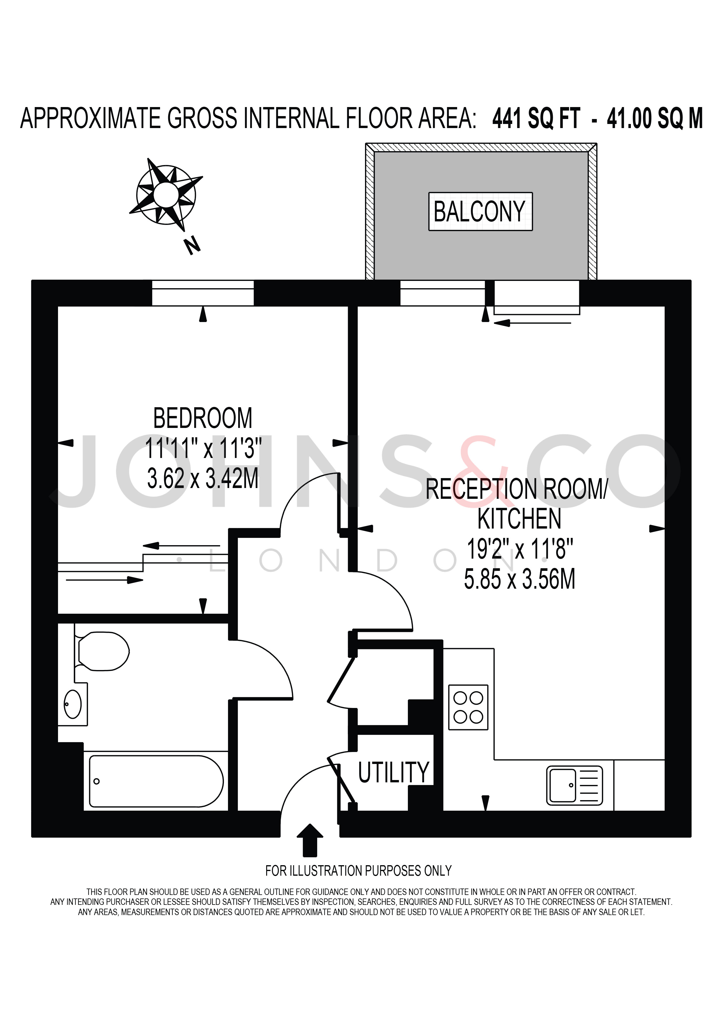 Apartment 208 Burgoyne House, Ealing Road, Brentford floorplan