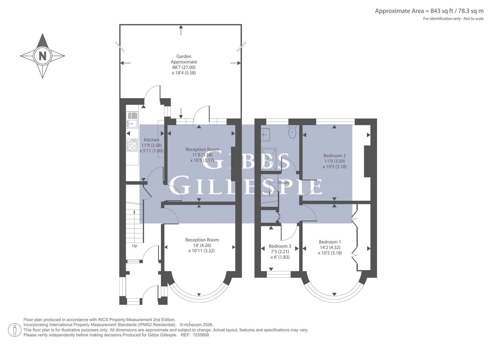 Ovesdon Avenue, Middlesex floorplan
