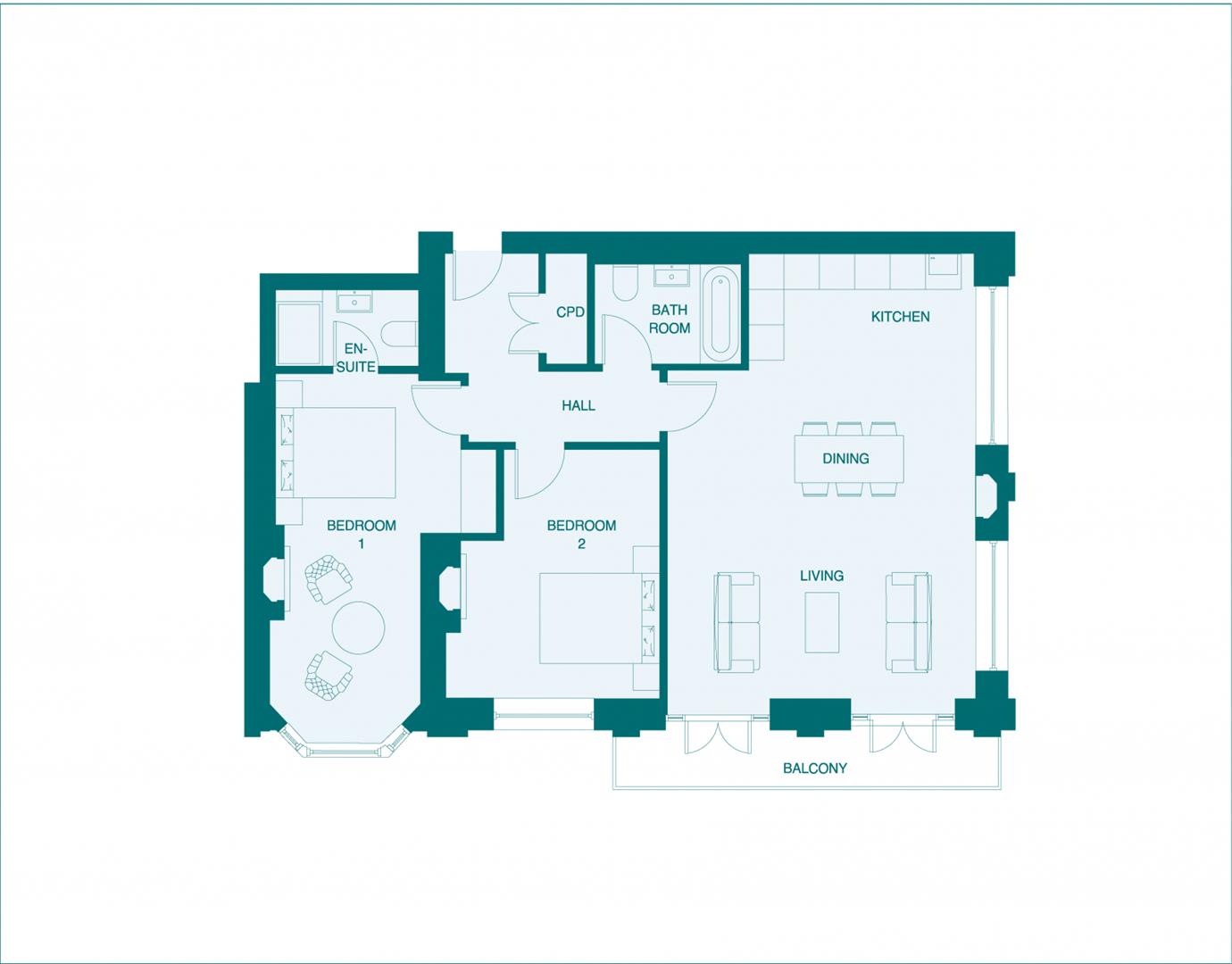 |.., 4, The Grand Apartments, Leigh-On-Sea floorplan