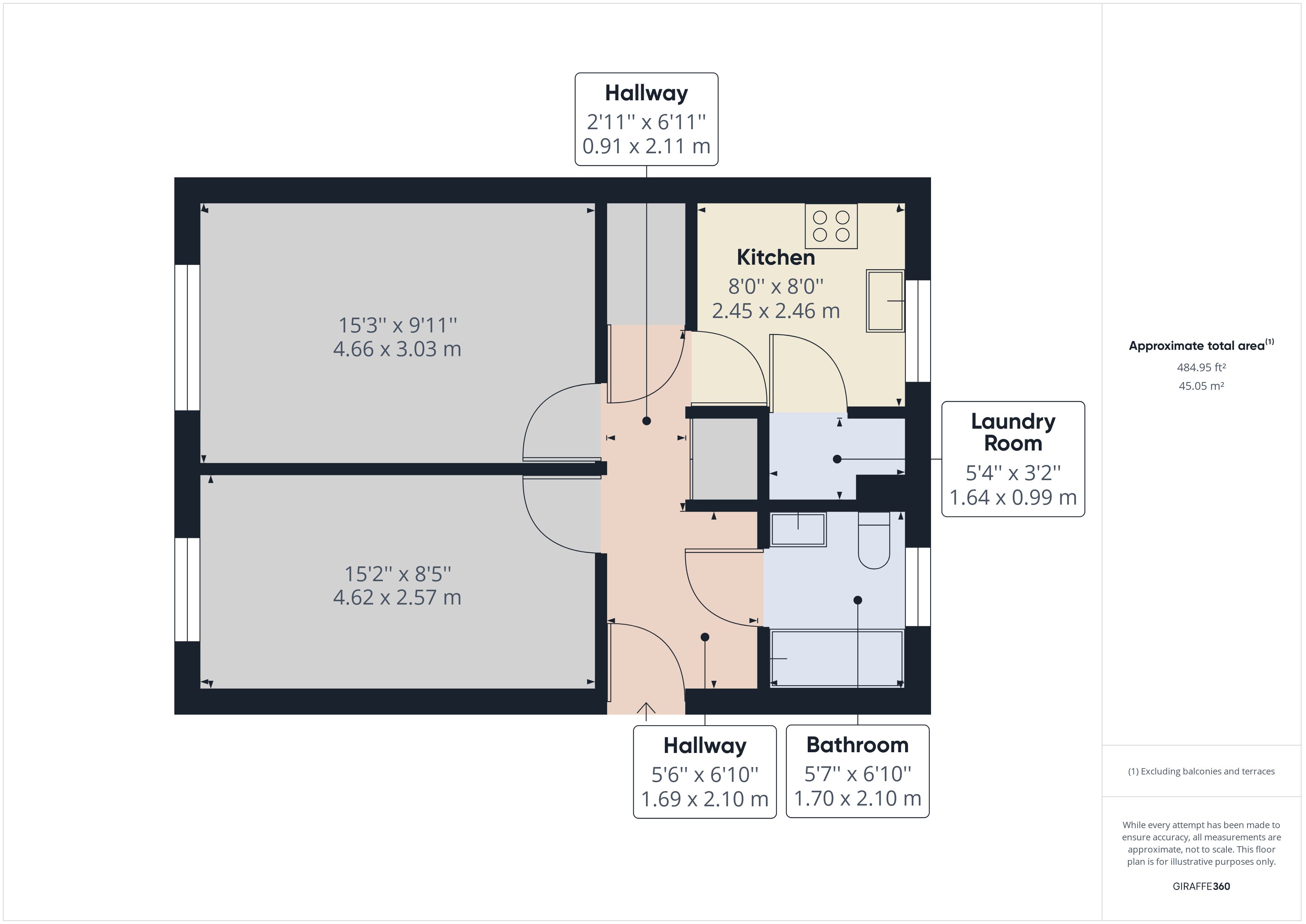 132b, Earlham Grove, Forest Gate floorplan