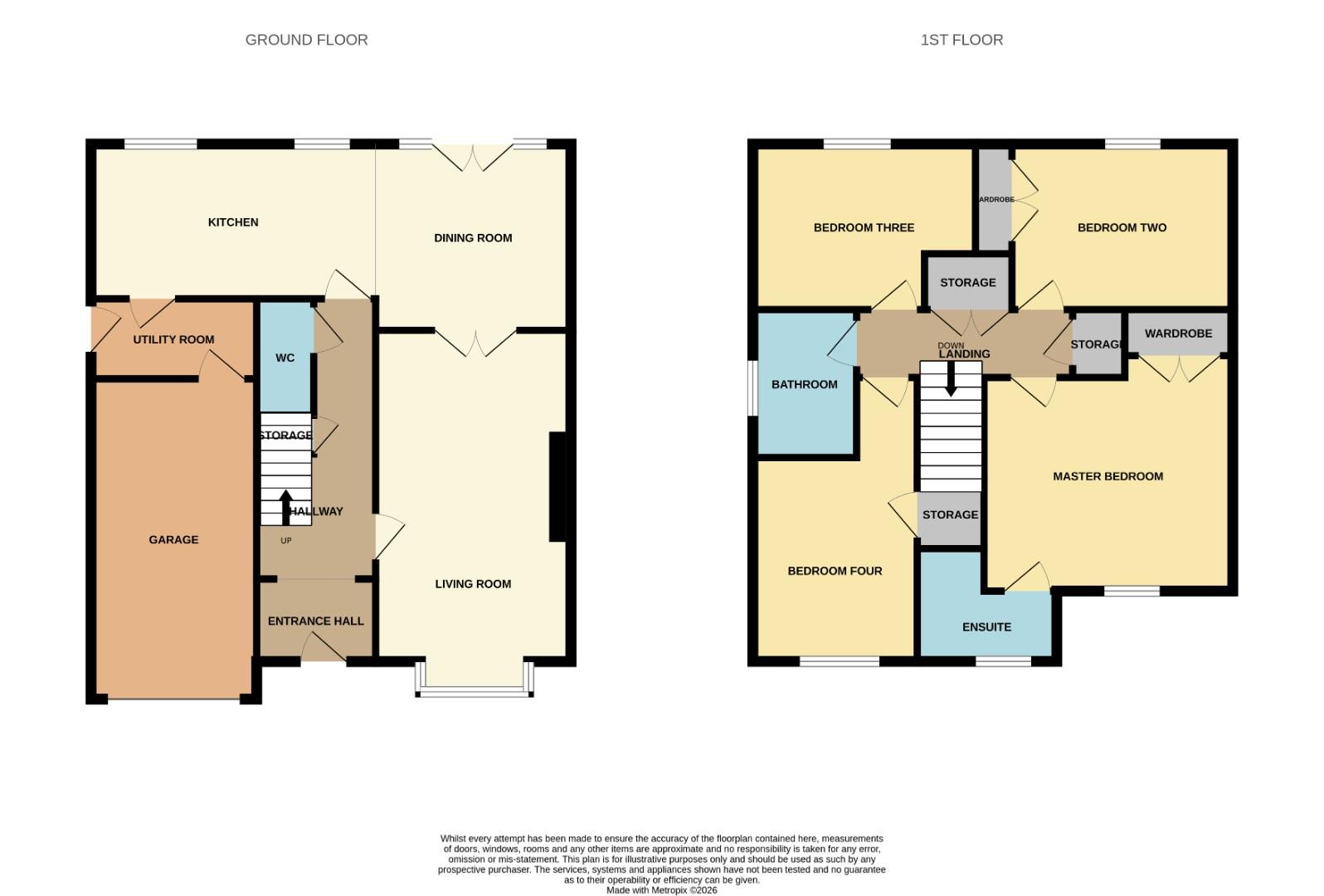 14, Abbey Gardens, Crook floorplan