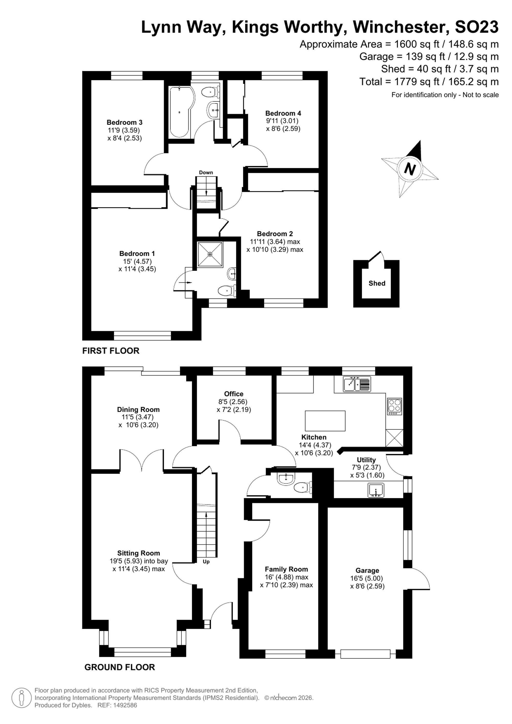 13 Lynn Way, Winchester floorplan