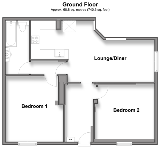 Sydney Road, Sutton floorplan